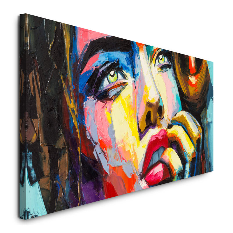 East Urban Home Leinwandbild Frau & Bewertungen | Wayfair.de